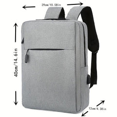 Retro Outdoor Oxford Cloth Charging Backpack
