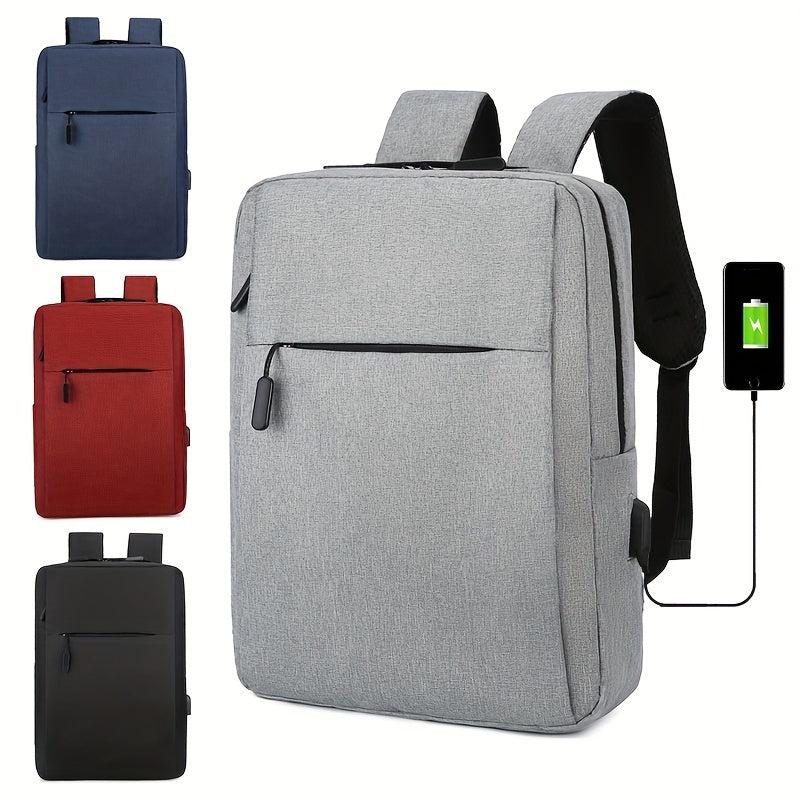 Retro Outdoor Oxford Cloth Charging Backpack