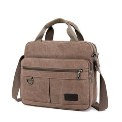 Men's Canvas Briefcase Wear-resistant Handbag