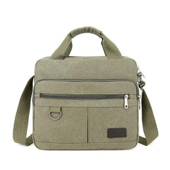 Men's Canvas Briefcase Wear-resistant Handbag