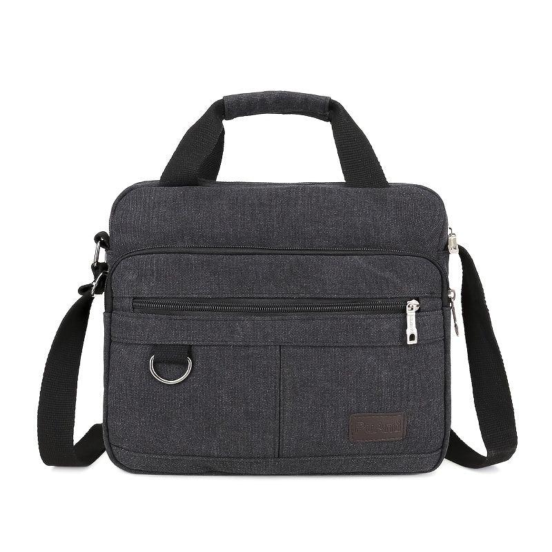 Men's Canvas Briefcase Wear-resistant Handbag