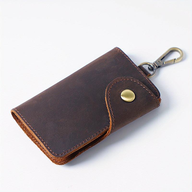 Leather Key Organizer Bag for Men