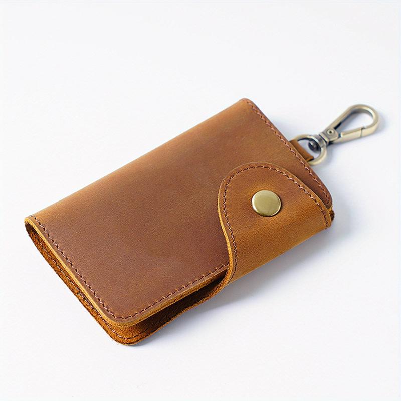 Leather Key Organizer Bag for Men