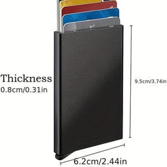 Minimalist RFID Blocking Card Holder Wallet