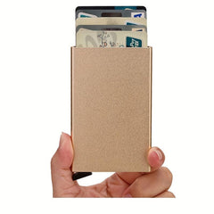Minimalist RFID Blocking Card Holder Wallet