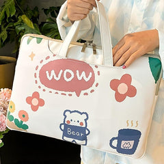 Cartoon Printed Laptop Bag For 33-78 cm Laptop