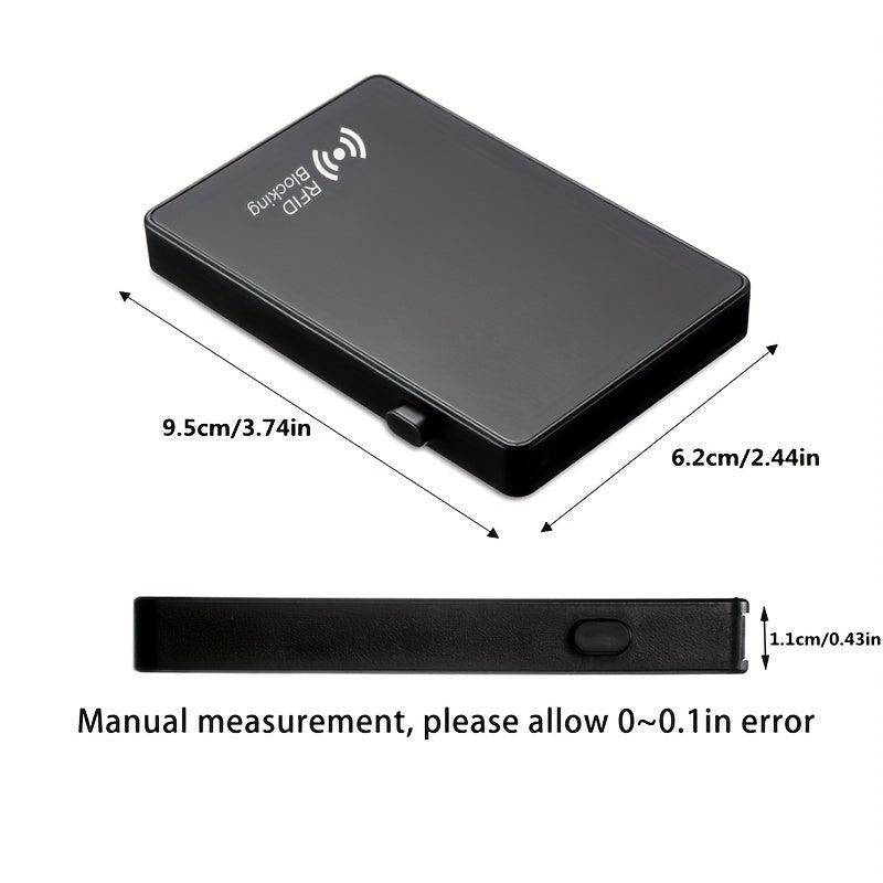 RFID ID Credit Card Holder Thin Aluminium Pop-up Metal Wallet