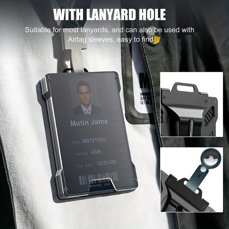 RFID Blocking Slim Aluminum Money Clip Wallet for Men