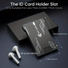 RFID Blocking Slim Aluminum Money Clip Wallet for Men