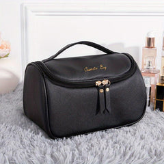 Removable Partition Square Cosmetic Bag Portable Travel Bag