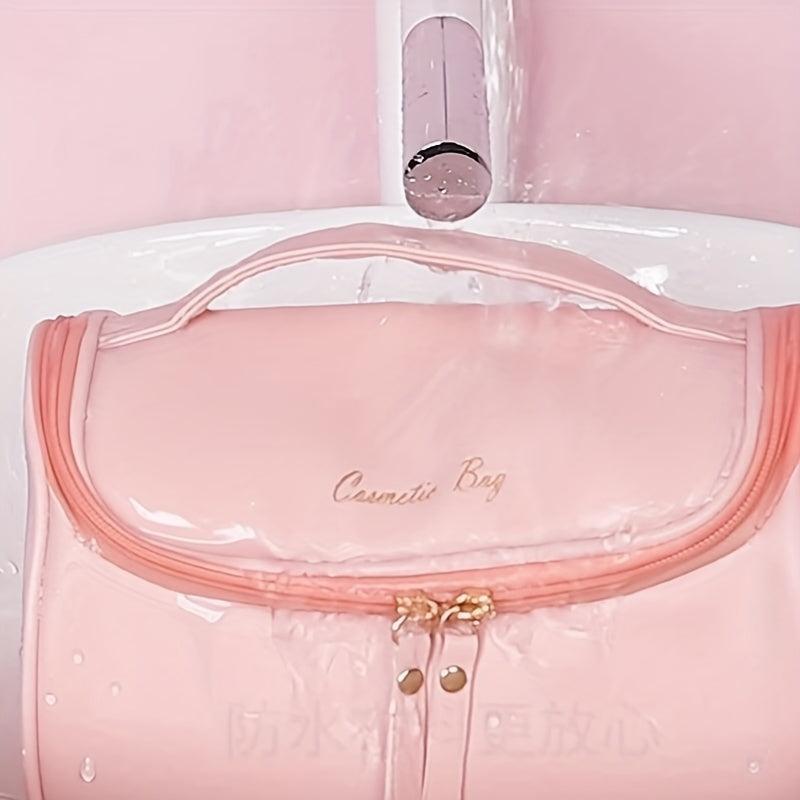 Removable Partition Square Cosmetic Bag Portable Travel Bag