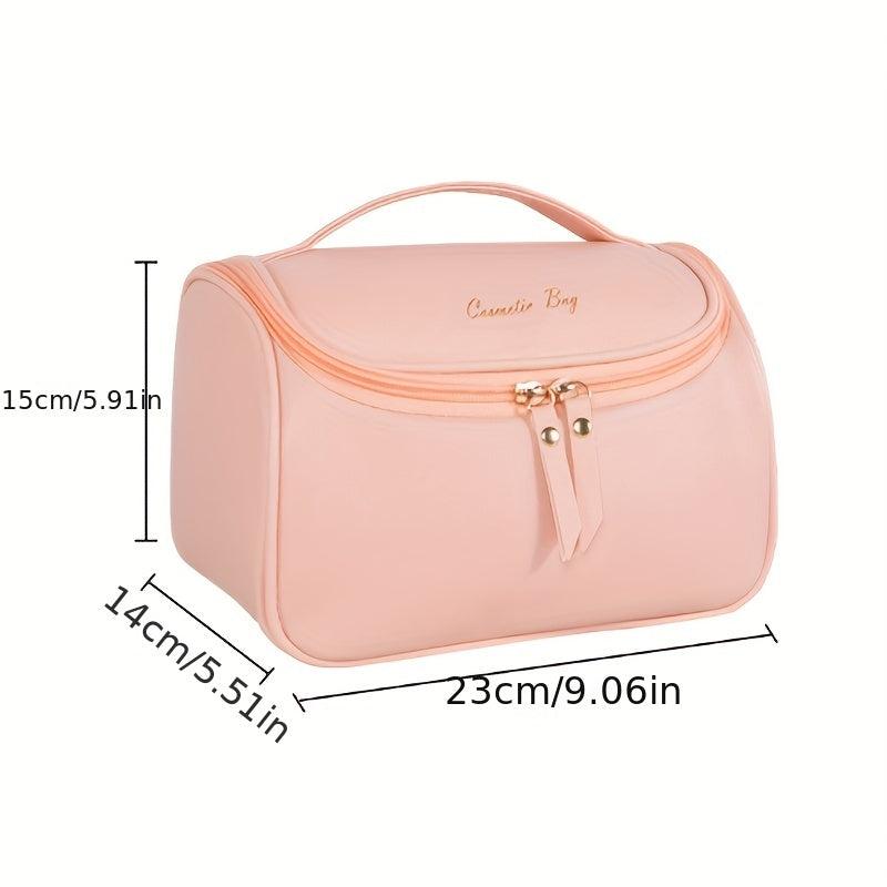 Removable Partition Square Cosmetic Bag Portable Travel Bag