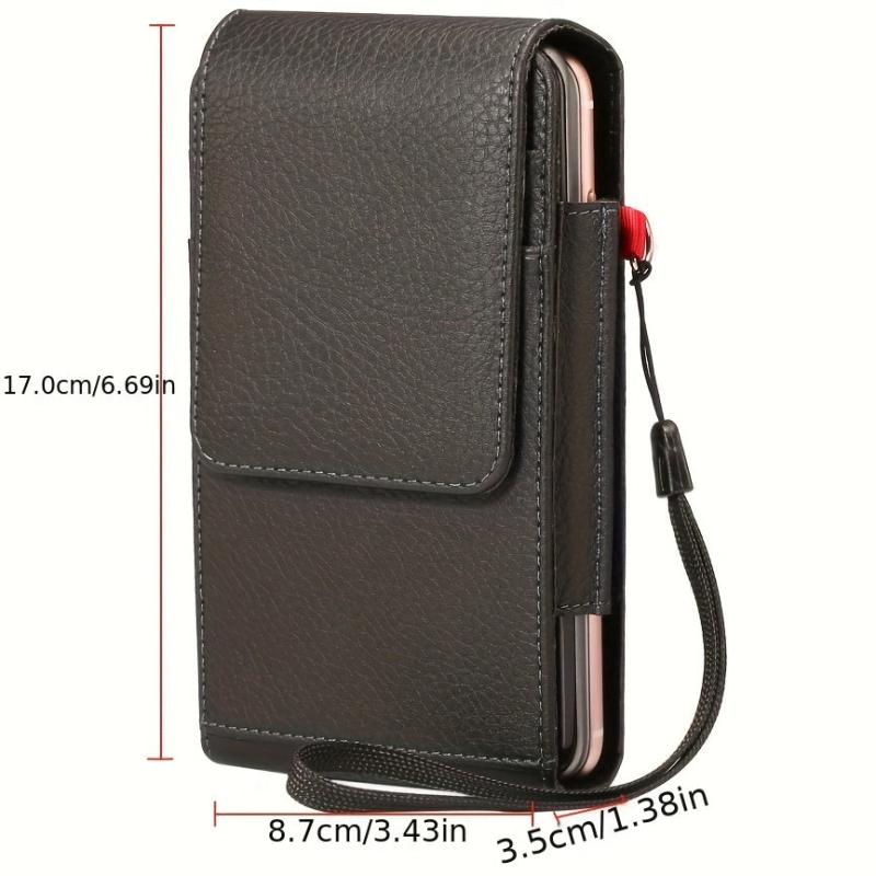 Two-Layer Phone Bag Credit Card Pouch Belt Loop
