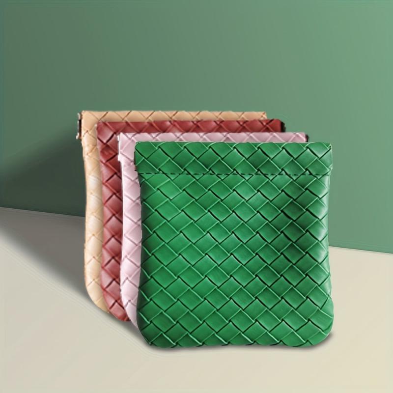 Men's Wallet Self-closing Card Bag Coin Purse ID Card Storage Bag