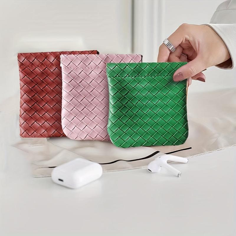 Men's Wallet Self-closing Card Bag Coin Purse ID Card Storage Bag