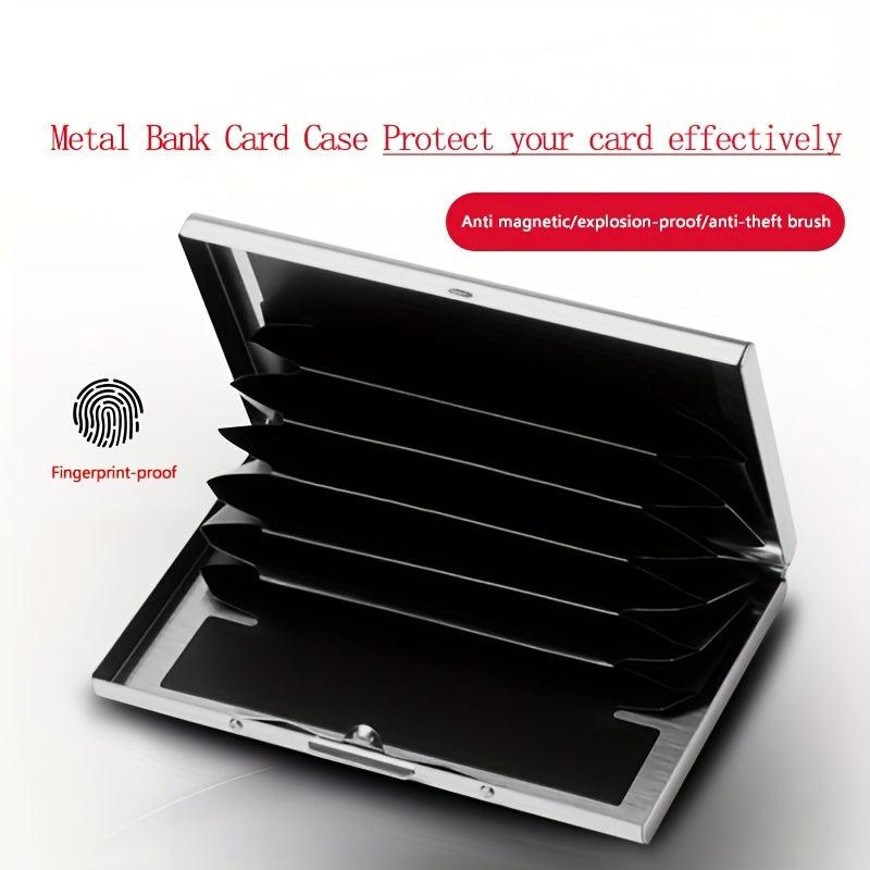 Men's RFlD Blocking Card Holder Stainless Steel
