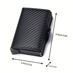 Aluminum Alloy Automatic Pop up Card Holder Money Clip