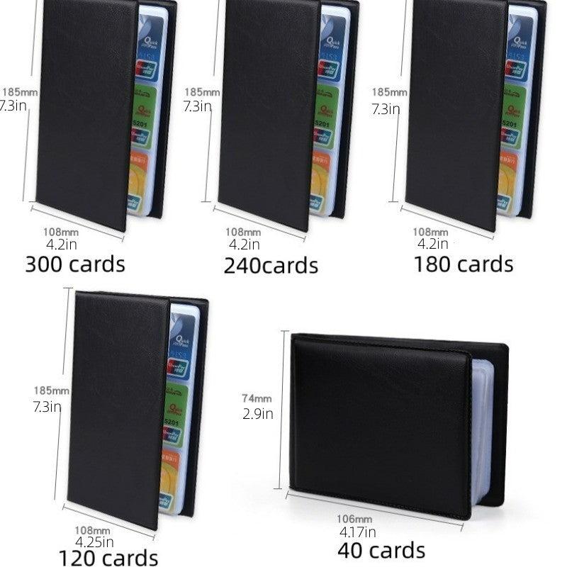 Men's Thin Card Holder with Calculator Slots