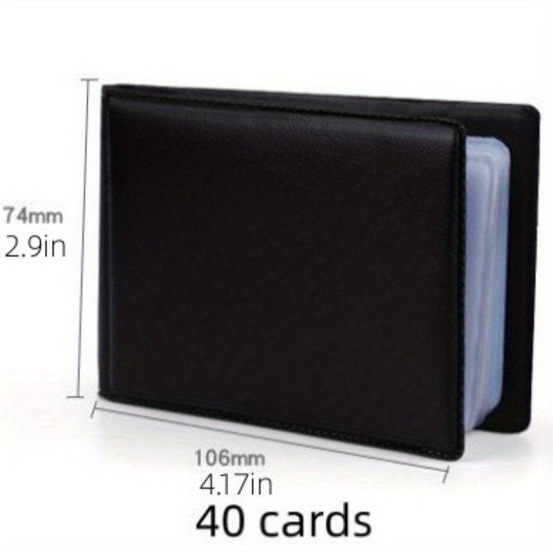Men's Thin Card Holder with Calculator Slots