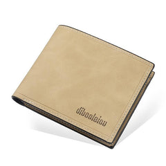Men's Leather Short Wallet Money Clip Card Holder Coin Purse