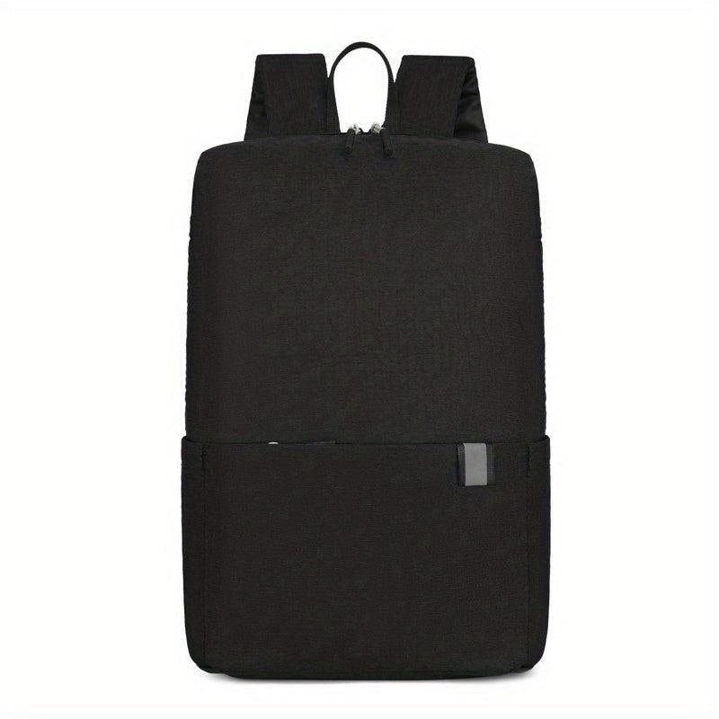 Solid Backpack for Students High School Outdoor Sports Bag