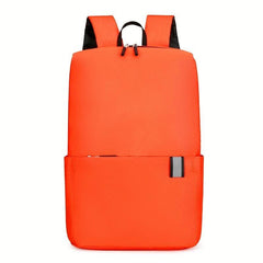 Solid Backpack for Students High School Outdoor Sports Bag