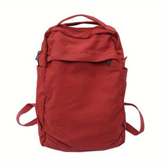 Classic Casual Canvas Backpack Vintage Large Capacity Travel Backpack