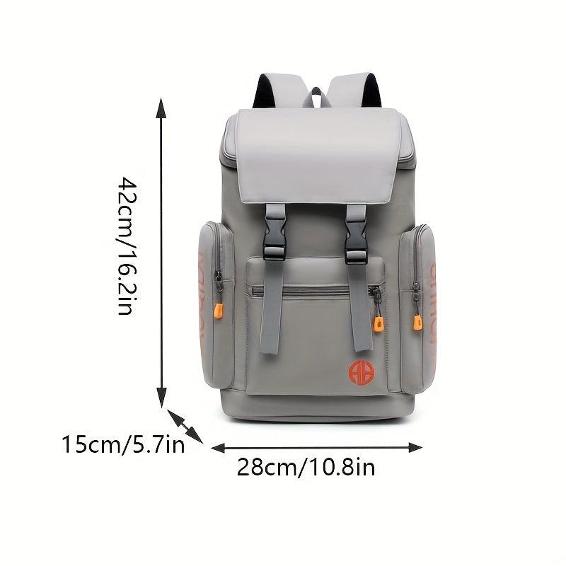 Men's Large Capacity Schoolbag Casual Work Travel Backpack