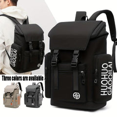Men's Large Capacity Schoolbag Casual Work Travel Backpack