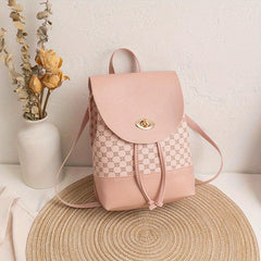 1pc Floral Pattern Backpack Women's Double Shoulder Bag