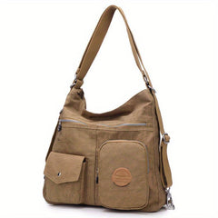 Casual Waterproof Nylon Backpack For Daily Commute