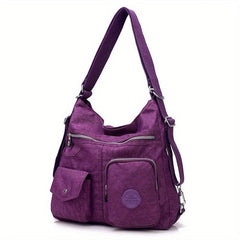 Casual Waterproof Nylon Backpack For Daily Commute