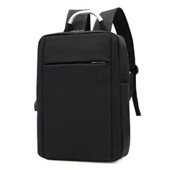 Men's Laptop Backpack USB Charging Port Travel Schoolbag