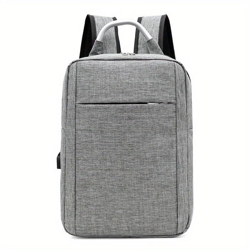 Men's Laptop Backpack USB Charging Port Travel Schoolbag
