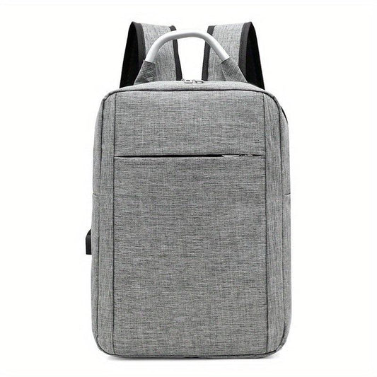 Men's Laptop Backpack USB Charging Port Travel Schoolbag