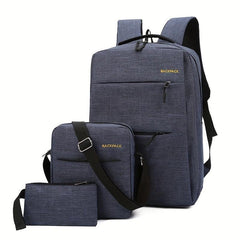 Business Backpack Computer Bag Crossbody Bag Set