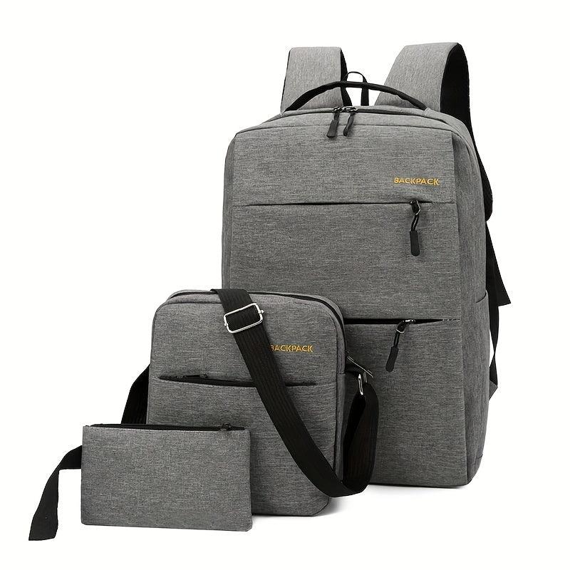 Business Backpack Computer Bag Crossbody Bag Set