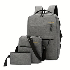 Business Backpack Computer Bag Crossbody Bag Set