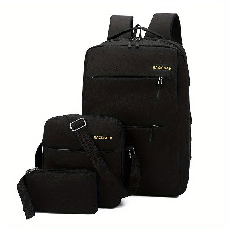 Business Backpack Computer Bag Crossbody Bag Set