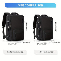 Waterproof Polyester Backpack With USB Charging Port For Traveling