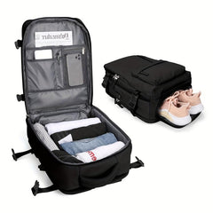Waterproof Polyester Backpack With USB Charging Port For Traveling