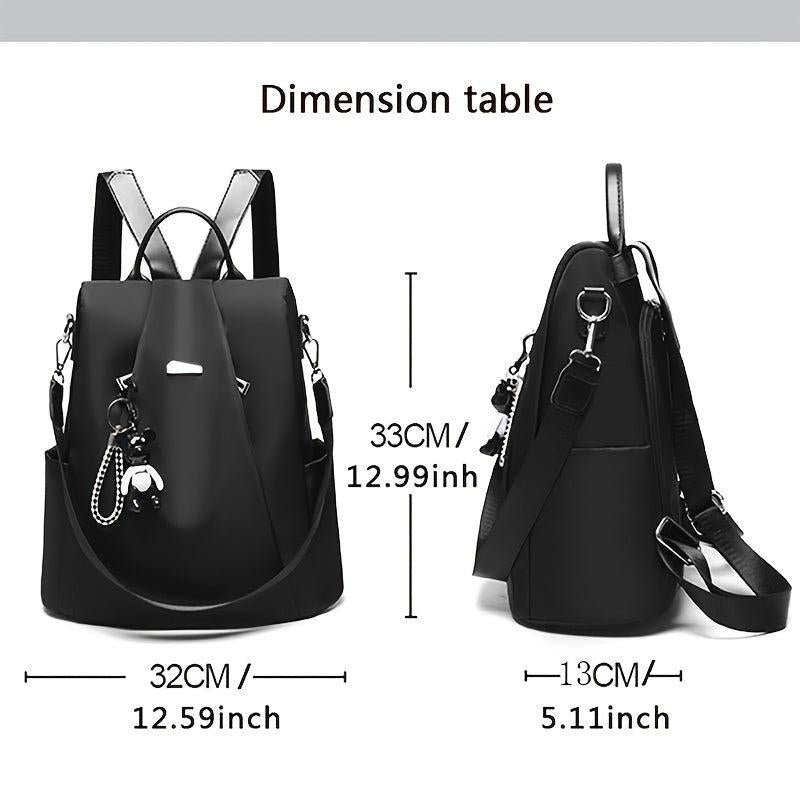 Casual Oxford Fabric Dual Shoulder Backpack