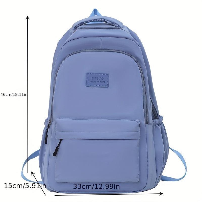 1pc Student Backpack For High School Middle School Large Capacity