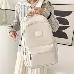1pc Student Backpack For High School Middle School Large Capacity