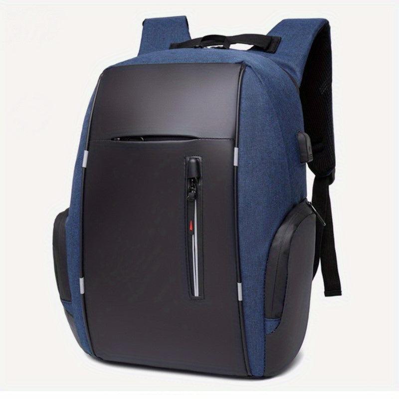 Men's Large Capacity Business Backpack with USB Charging