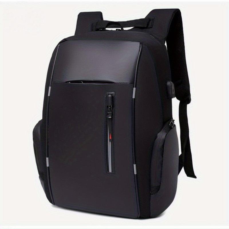 Men's Large Capacity Business Backpack with USB Charging
