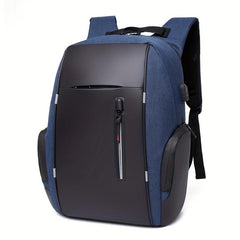 Men's Large Capacity Business Backpack with USB Charging