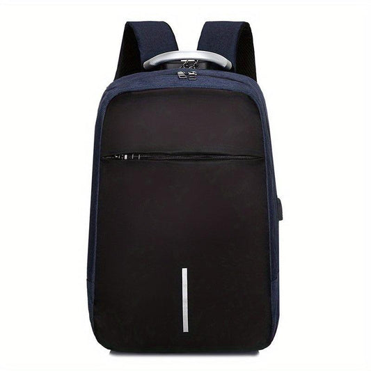 Combination Lock Computer Backpack Business Waterproof Large Capacity Schoolbag