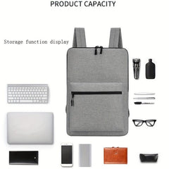 Men's Ultra Thin Laptop Backpack Nylon Business Shoulder Bag Travel Backpack