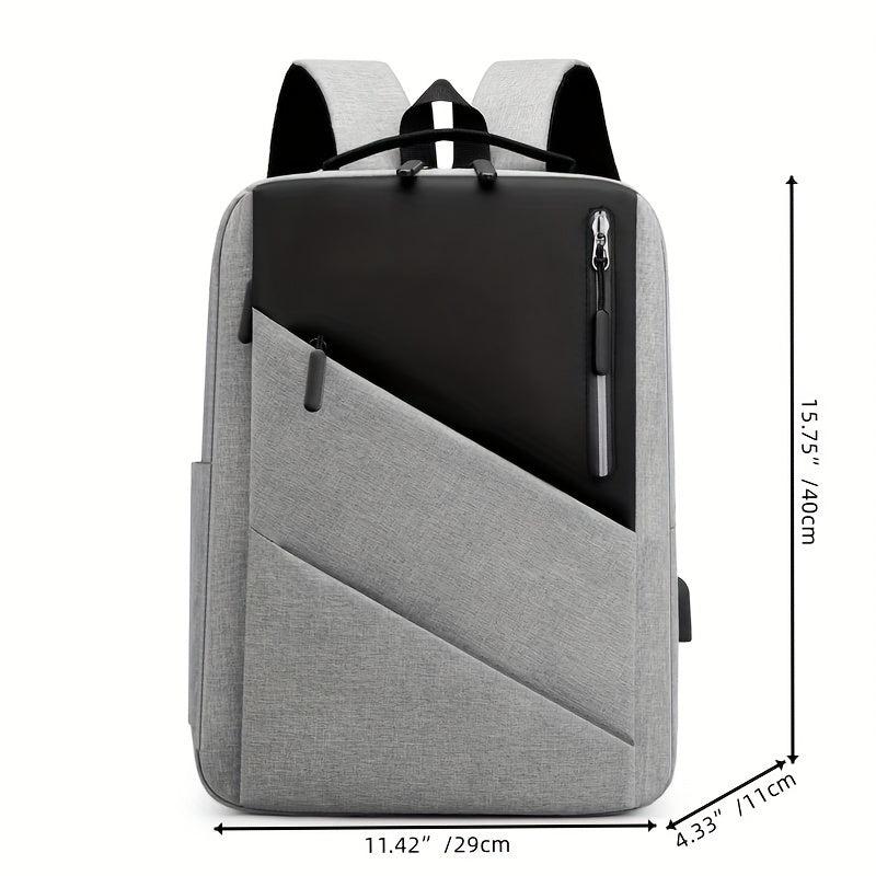 USB Charging Business Backpack Men's Large Capacity Waterproof Computer Bag